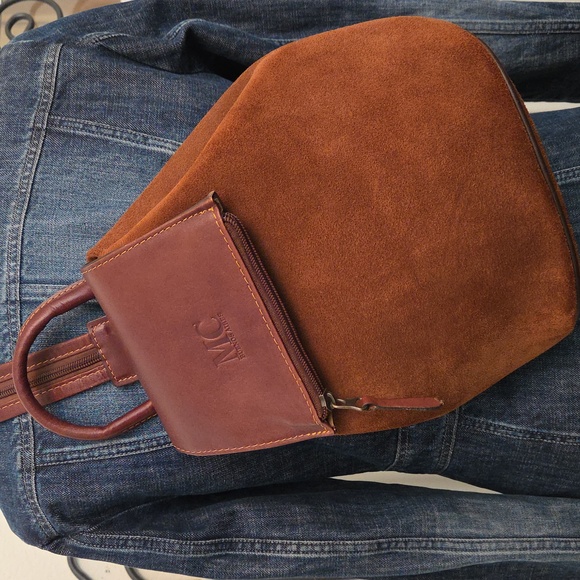 MC Buenos Aires Suede Sling Backpack! main image 5